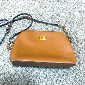 Michael Kors tan crossbody bag